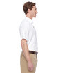 Harriton Men's Paradise Short-Sleeve Performance Shirt WHITE ModelSide
