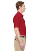 Harriton Men's Paradise Short-Sleeve Performance Shirt PARROT RED ModelSide