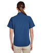 Harriton Ladies' Paradise Short-Sleeve Performance Shirt POOL BLUE ModelBack