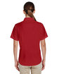 Harriton Ladies' Paradise Short-Sleeve Performance Shirt PARROT RED ModelBack