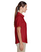 Harriton Ladies' Paradise Short-Sleeve Performance Shirt PARROT RED ModelSide