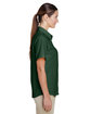 Harriton Ladies' Paradise Short-Sleeve Performance Shirt PALM GREEN ModelSide