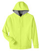 Harriton Men's Tall ClimaBloc Lined Heavyweight Hooded Sweatshirt SAFETY YELLOW FlatFront