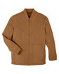 Harriton Adult Dockside Insulated Utility Jacket DUCK BROWN FlatFront