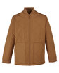 Harriton Adult Dockside Insulated Utility Jacket DUCK BROWN OFFront