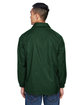 Harriton Adult Nylon Staff Jacket DARK GREEN ModelBack
