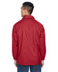 Harriton Adult Nylon Staff Jacket RED ModelBack