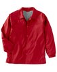 Harriton Adult Nylon Staff Jacket RED OFFront