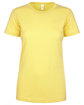 Next Level Apparel Ladies' Ideal T-Shirt BANANA CREAM FlatFront