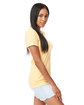 Next Level Ladies' Ideal T-Shirt BANANA CREAM ModelSide