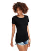 Next Level Ladies' Ideal T-Shirt BLACK ModelSide