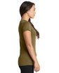 Next Level Ladies' Ideal T-Shirt MILITARY GREEN ModelSide