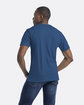 Next Level Unisex CVC Crewneck T-Shirt HEATHER COOL BLU ModelBack
