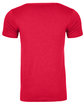 Next Level Unisex CVC Crewneck T-Shirt RED FlatBack