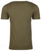 Next Level Unisex CVC Crewneck T-Shirt MILITARY GREEN FlatBack