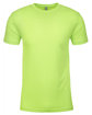 Next Level Unisex CVC Crewneck T-Shirt NEON GREEN FlatFront