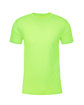Next Level Unisex CVC Crewneck T-Shirt NEON GREEN OFFront