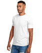 Next Level Unisex CVC Crewneck T-Shirt WHITE ModelQrt