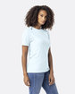 Next Level Unisex CVC Crewneck T-Shirt ICE BLUE ModelSide