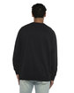 Next Level Unisex Laguna French Terry Raglan Sweatshirt BLACK ModelBack