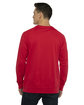 Next Level Unisex Laguna French Terry Raglan Sweatshirt RED ModelBack