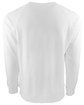 Next Level Unisex Laguna French Terry Raglan Sweatshirt WHITE FlatBack