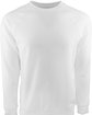 Next Level Unisex Laguna French Terry Raglan Sweatshirt WHITE FlatFront