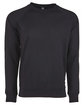 Next Level Unisex Laguna French Terry Raglan Sweatshirt BLACK FlatFront