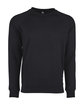 Next Level Unisex Laguna French Terry Raglan Sweatshirt BLACK OFFront