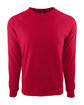 Next Level Apparel Unisex Laguna French Terry Raglan Sweatshirt RED OFFront