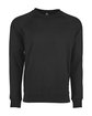 Next Level Apparel Unisex Laguna French Terry Raglan Sweatshirt GRAPHITE BLACK OFFront