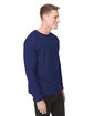 Next Level Unisex Laguna French Terry Raglan Sweatshirt COOL BLUE ModelSide
