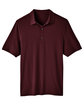 North End Men's Jaq Snap-Up Stretch Performance Polo BURGUNDY FlatFront