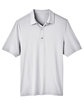 North End Men's Jaq Snap-Up Stretch Performance Polo PLATINUM FlatFront