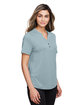 North End Ladies' Jaq Snap-Up Stretch Performance Polo OPAL BLUE ModelQrt