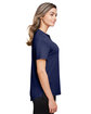 North End Ladies' Jaq Snap-Up Stretch Performance Polo CLASSIC NAVY ModelSide