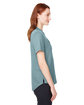 North End Ladies' Replay Recycled Polo OPAL BLUE ModelSide