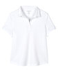 North End Ladies' Express Tech Performance Polo WHITE FlatFront