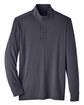 North End Men's Jaq Snap-Up Stretch Performance Pullover CARBON FlatFront