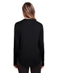 North End Ladies' Jaq Snap-Up Stretch Performance Pullover BLACK ModelBack