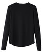 North End Ladies' Jaq Snap-Up Stretch Performance Pullover BLACK FlatBack
