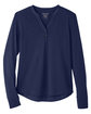 North End Ladies' Jaq Snap-Up Stretch Performance Pullover CLASSIC NAVY FlatFront