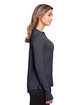 North End Ladies' Jaq Snap-Up Stretch Performance Pullover CARBON ModelSide