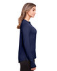 North End Ladies' Jaq Snap-Up Stretch Performance Pullover CLASSIC NAVY ModelSide