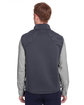 North End Men's Pioneer Hybrid Vest CRBN/ BLK H/ BLK ModelBack