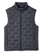 North End Men's Pioneer Hybrid Vest CRBN/ BLK H/ BLK FlatFront