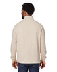 North End Men's Aura Sweater Fleece Quarter-Zip OATML HTHR/ TEAK ModelBack
