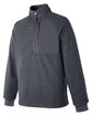 North End Men's Aura Sweater Fleece Quarter-Zip CARBON/ CARBON OFQrt