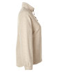 North End Ladies' Aura Sweater Fleece Quarter-Zip OATML HTHR/ TEAK OFSide