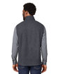 North End Men's Aura Sweater Fleece Vest CARBON/ CARBON ModelBack